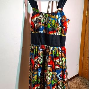 Retro horror movie monster dress!